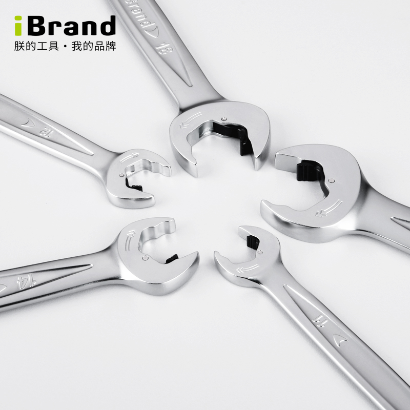 进口升级版双头油管快速棘轮扳手省力开口多功能工业级梅花扳手 - 图0