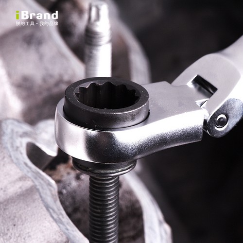 进口活头棘轮加长工业级维修四用双向开口省力多功能棘轮扳手快速 - 图2