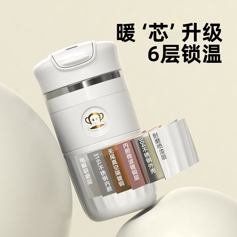 大嘴猴保温杯高颜值大容量生日礼物情侣水杯HC821T - 图2