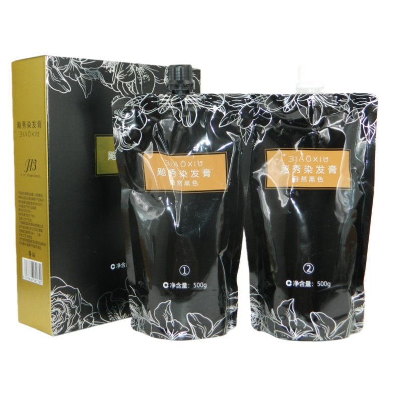 彪秀染发膏自然黑色黑油黑发霜黑色染发剂盖白发清水不沾头皮正品,淘宝优惠券,粉丝福利购,淘宝优惠卷