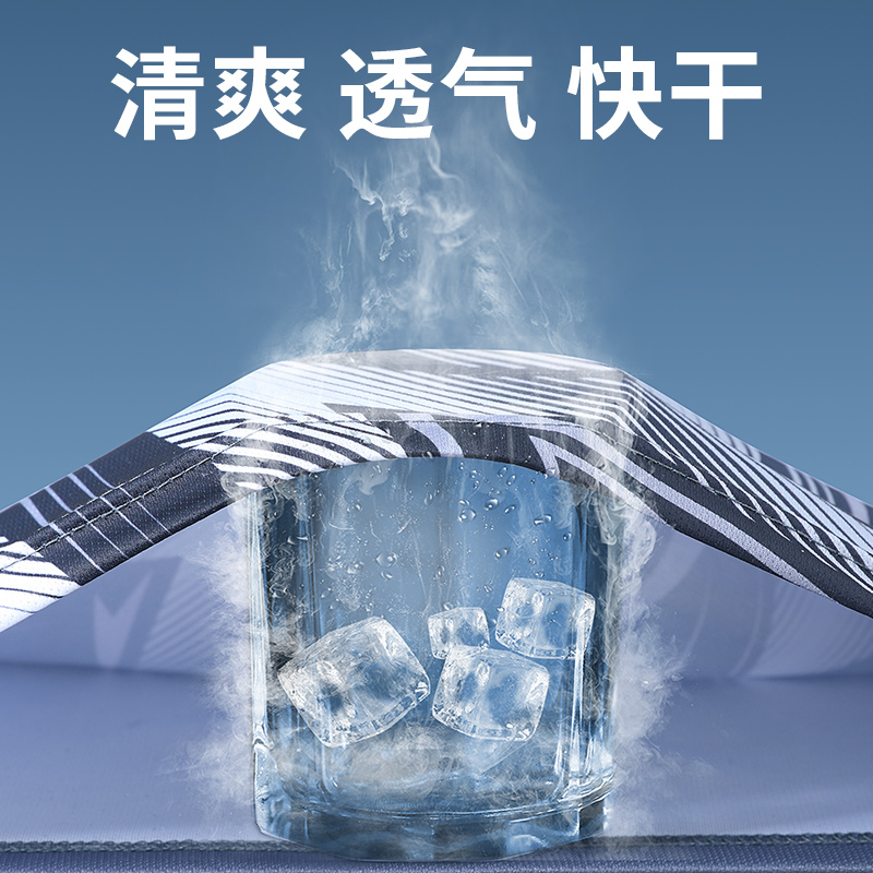 运动套装男跑步速干衣2025新款夏冰丝短袖短裤男款健身服男士T恤 - 图1