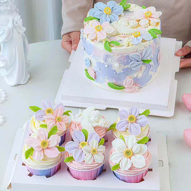 格桑花刮刀花巧克力蛋糕装饰母亲节小花女神妈妈网红生日成品插件,淘宝优惠券,粉丝福利购,淘宝优惠卷