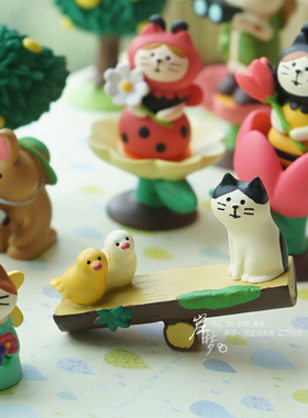 树脂小动物可爱桌面摆件