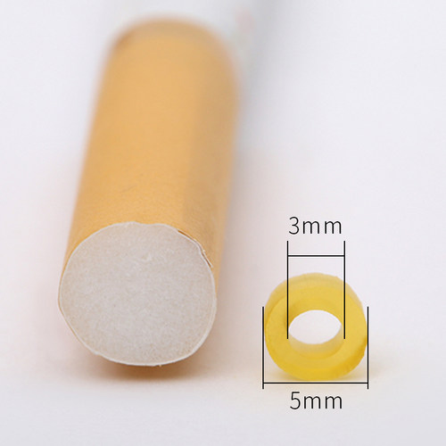 皮筋绑颗粒皮筋捆红虫乳胶圈散装超小号迷你3毫米鱼饵钓鱼黄胶圈 - 图0