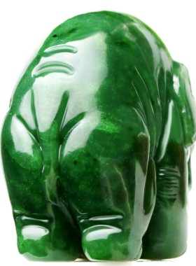 菠菜绿色立体寓意吉祥如意带证书