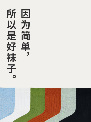 Beeff男女 “6x2”袜 夏季薄款坑条螺纹中筒袜子无骨透气韩系日系 - 图2
