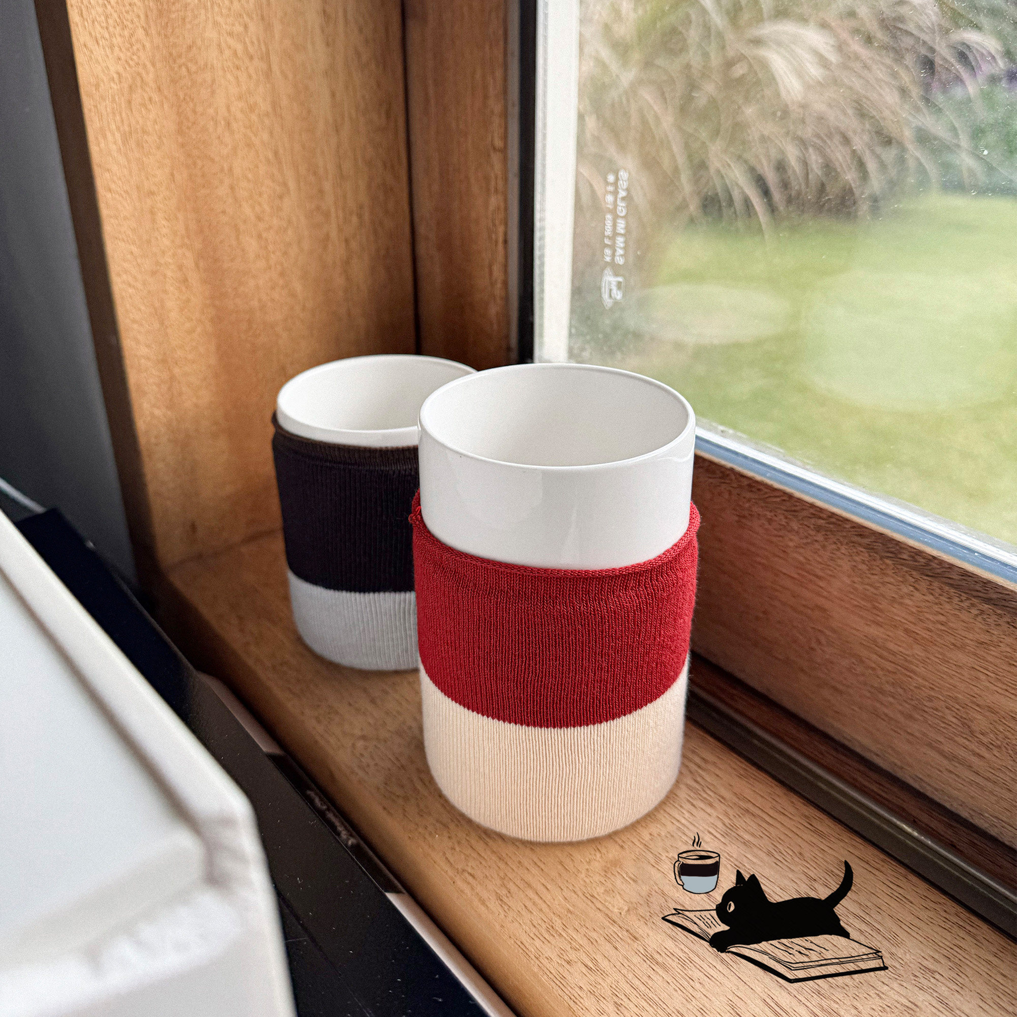 Beeff“暖手”杯套 防烫杯套可循环使用杯套 咖啡杯子小配件 棉,淘宝优惠券,粉丝福利购,淘宝优惠卷