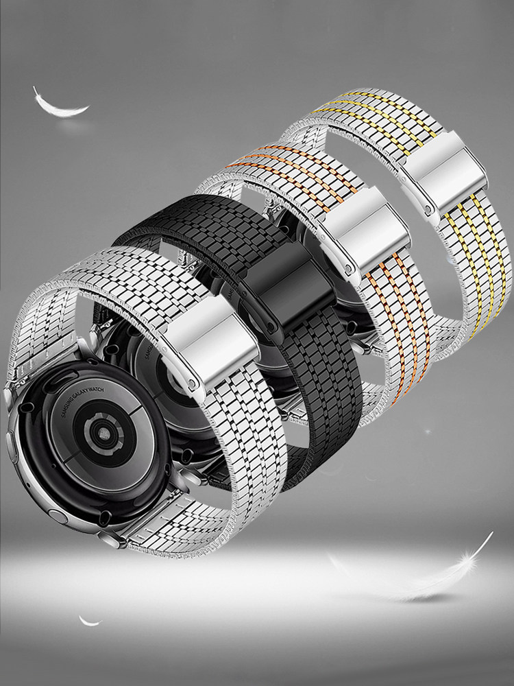 精钢天梭罗西尼阿玛尼不锈钢表链 vmkm配件