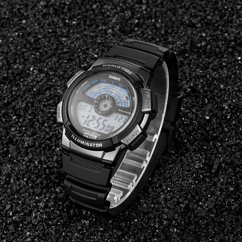 代用卡西欧橡胶手表带SGW300 400/AE1000 1100 W-800H 218H S210 - 图2