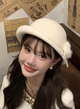 出游贝雷帽女气质气质