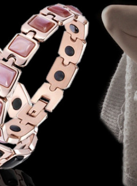 保健台湾玛瑙石女士防辐射手链