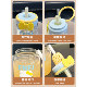 Water cup for girls hellokitty high-looking and high-temperature-resistant summer glass cup office tea water separation tea cup