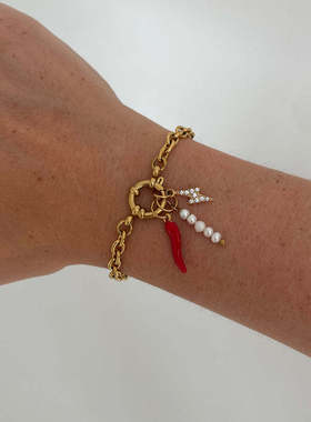 英国George Melisdiy可拆卸水手扣手链 钛钢炉内真空电镀基础款