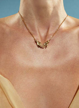 英国george melis欧美高保色欧美手掌眼睛恶魔之眼项链锁骨链