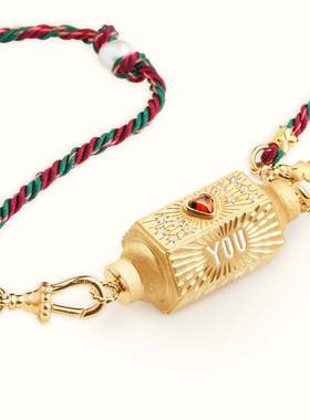 英国TopWhit欧美情人节彩色塔罗牌项链小众设计星星眼睛