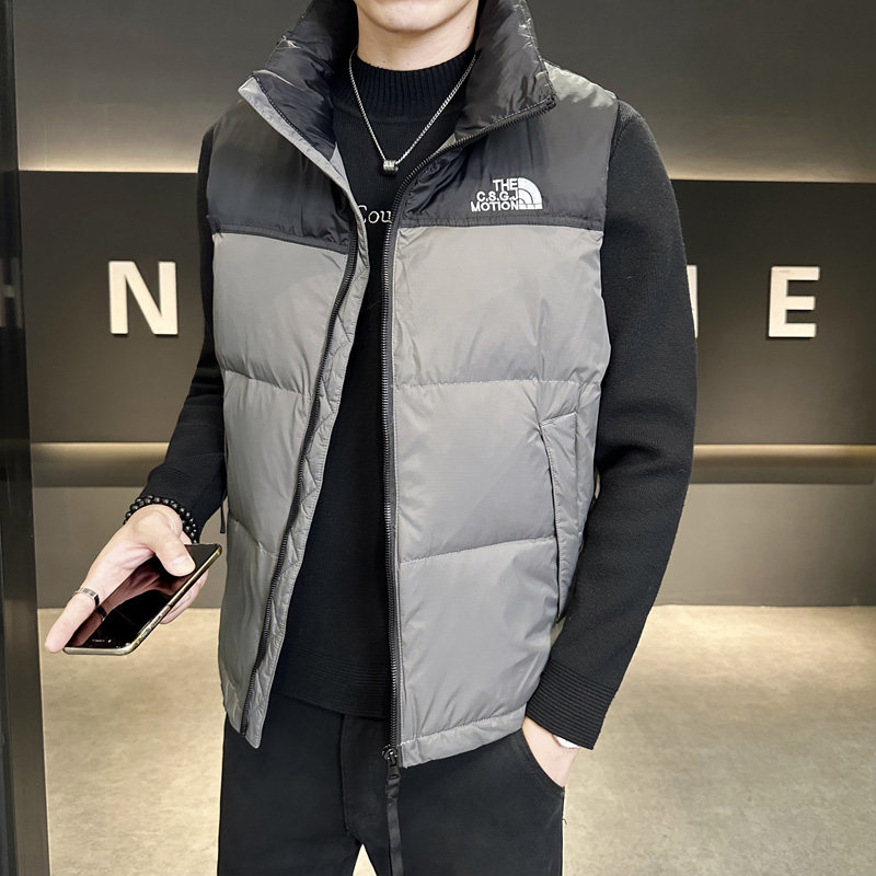 工装立领羽绒马甲外套男冬季百搭痞帅高级感潮流休闲保暖马夹上衣,淘宝优惠券,粉丝福利购,淘宝优惠卷