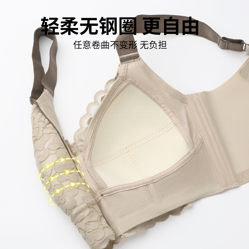 【院线款】润微调整型内衣女大胸显小胸收副乳防下垂无钢圈文胸罩