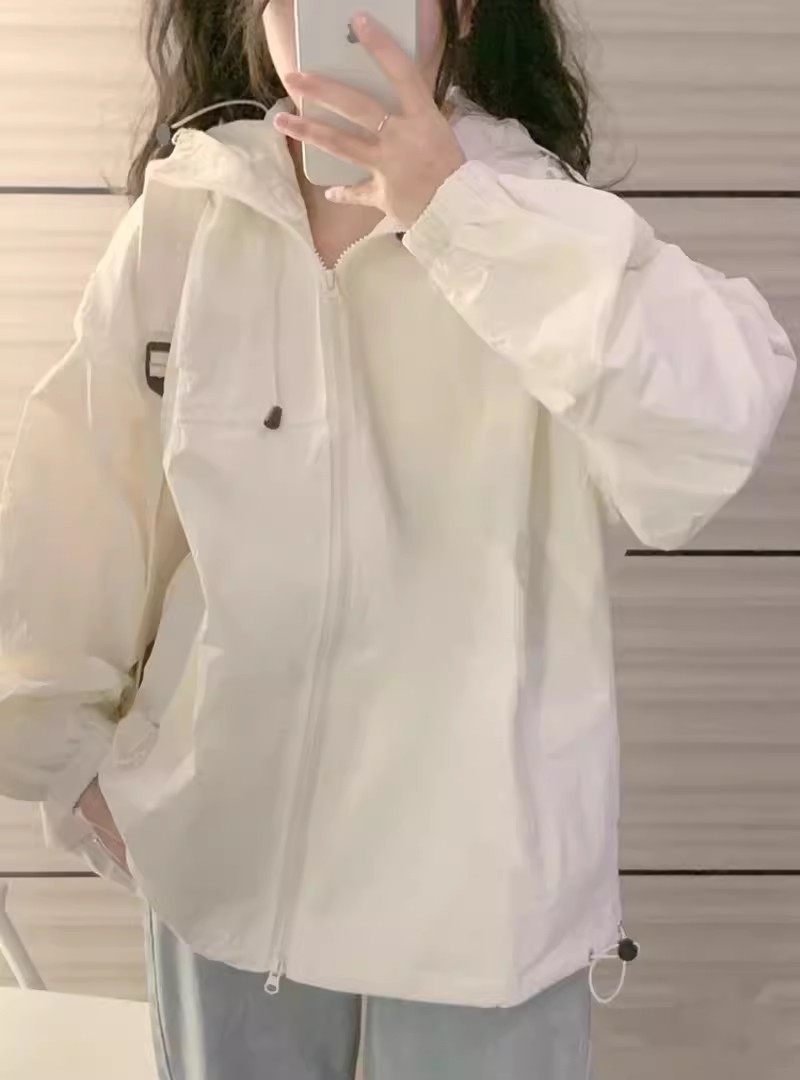 冰丝防晒衣女夏季2026新款宽松薄款开衫防紫外线小个子冲锋衣外套