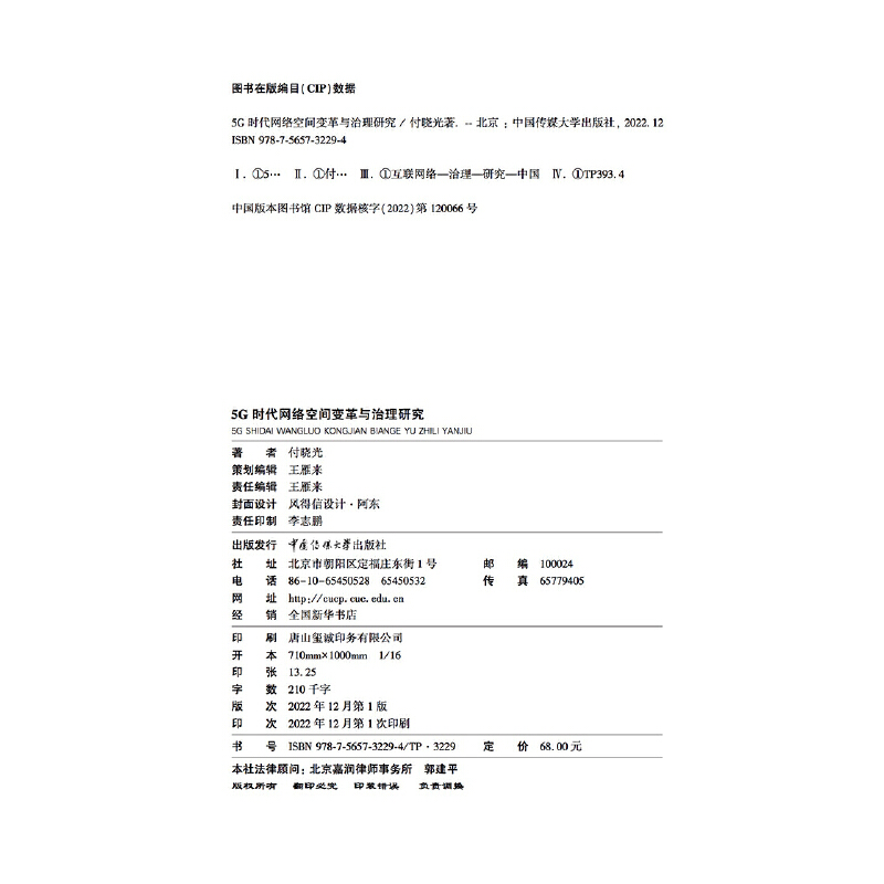 5G时代网络空间变革与治理研究(付晓光著)-图1