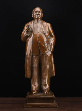 黄铜邓小平摆件南巡小平同志铜塑广场全身像伟人家居办公室工艺品