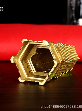 纯铜文昌塔摆件大小号加厚十三层九层文昌宝塔家居办公室工艺礼品