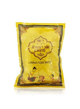 LANNA泰国兰纳足贴美容睡眠贴脚贴一包10片兰纳足贴5包装