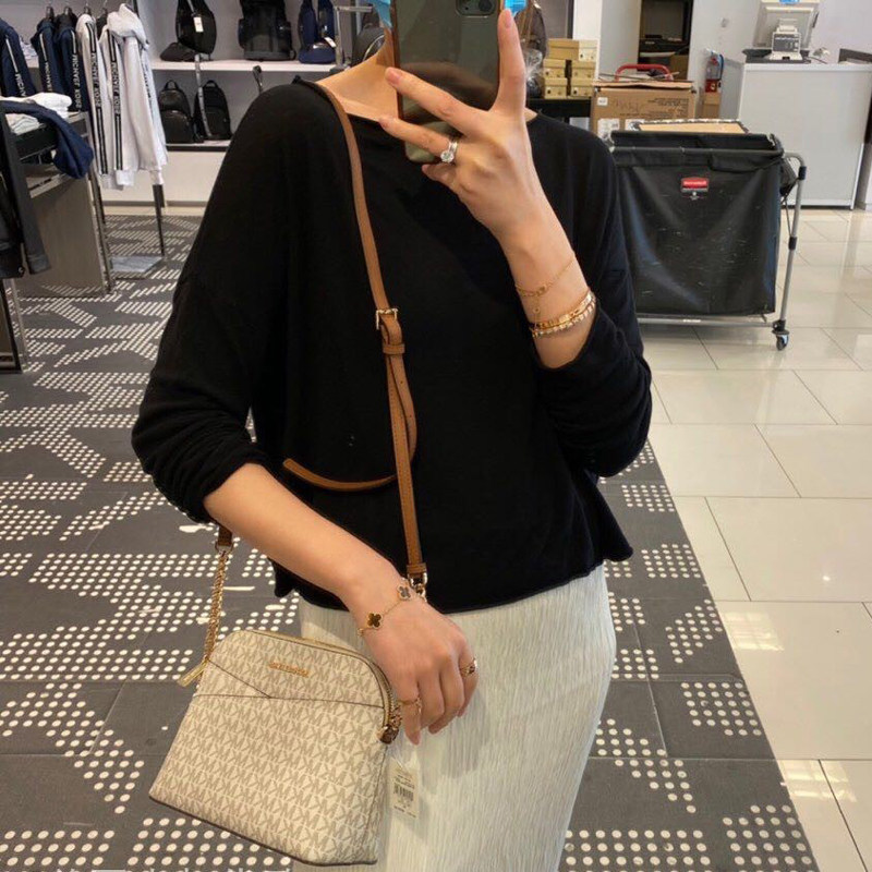 mk印花老花女michael kors贝壳包 3H2O海外女士包袋