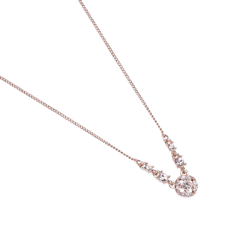 givenchy /纪梵希气质圆形镶钻项链 3H2O海外项链