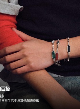 手链轻奢小众精致情侣黑曜石手串