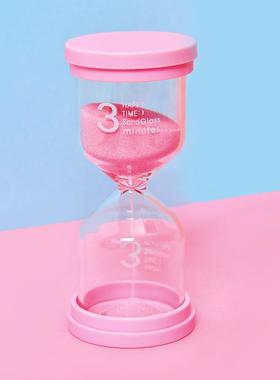 漏斗倒计时器流沙瓶儿童防摔学习三分钟沙漏管理学生自律做题