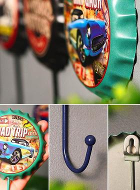 创意啤酒盖小挂件餐厅火锅烧烤店饭店餐桌墙面墙上酒吧墙壁装饰品