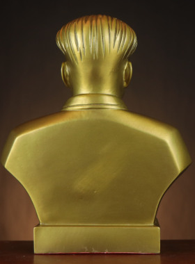 毛爷爷铜像 家居办公室 伟人像车载摆件车内饰品铜半身主席摆件