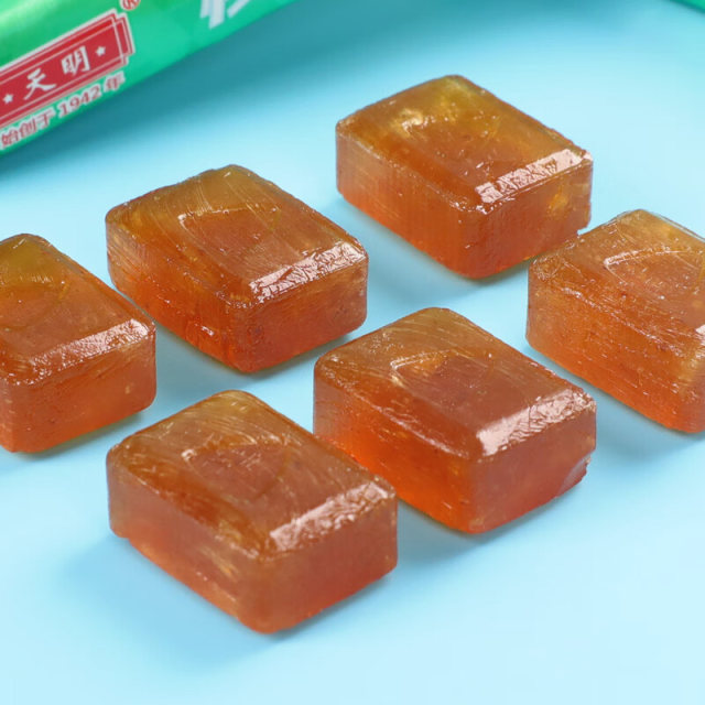 Shanghai Tianming Salted Lemon Candy Eucalyptus Leaf Candy Sea Salt Lemon Candy