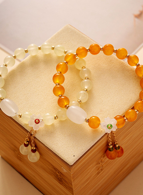 简约日韩花手链低货直播摆摊货源