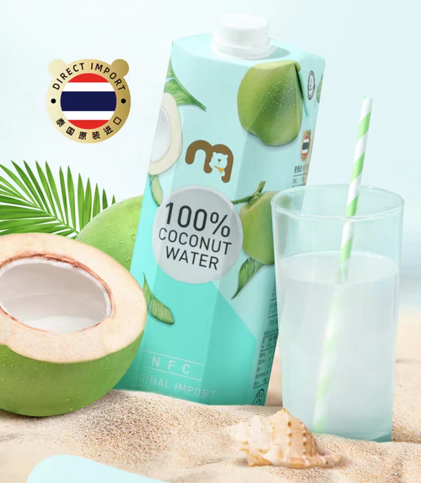 麦德龙麦臻选泰国原装进 口100%椰子水Coconut Water - 图2