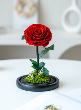 礼盒真花小王子玫瑰永生花