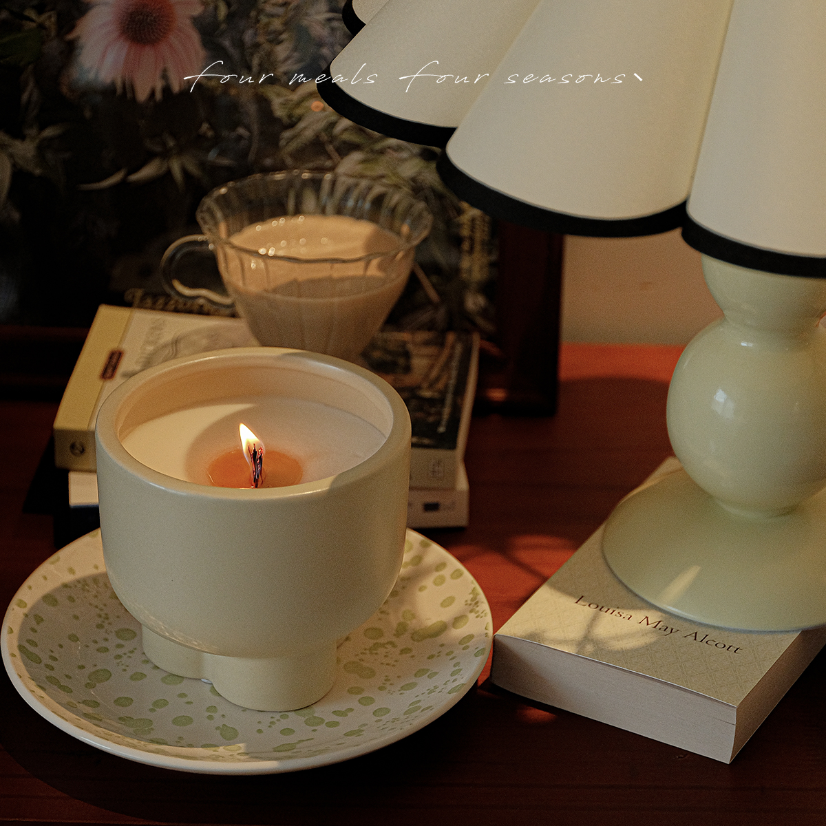 《枕边童话》超大罐510g香薰蜡烛氛围感小众高级陶瓷房间香氛礼物 - 图1