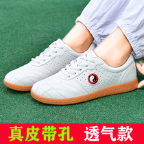 Collar Wu Chen Jiagou Tai Chi Shoes Beef Tendon Bottom Soft Bottom Soft Face Tai Chi Shoes Martial Arts Shoes Taekwondo Door Ball Breathable Motion