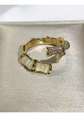 竹节戒指小众时尚个性指环