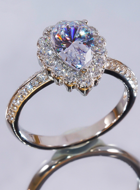 PRINGXY女时尚莫桑石戒指实惠