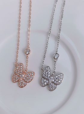 时尚项链飞舞蝴蝶锁骨链