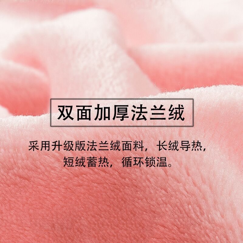 秋冬季情侣一对加长款男珊瑚绒睡衣 雪遇睡袍/浴袍