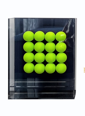 极简彩色轻奢亚克力海绵球装饰画摆件相框客厅桌面克莱因蓝装饰品