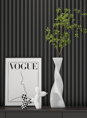 意式花瓶细长竖高摆件