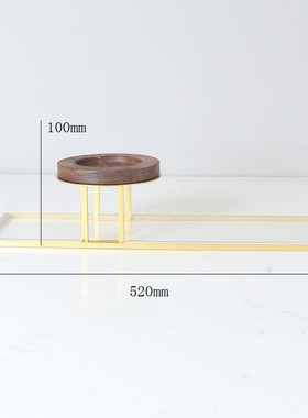 新中式收纳托盘摆件创意客厅