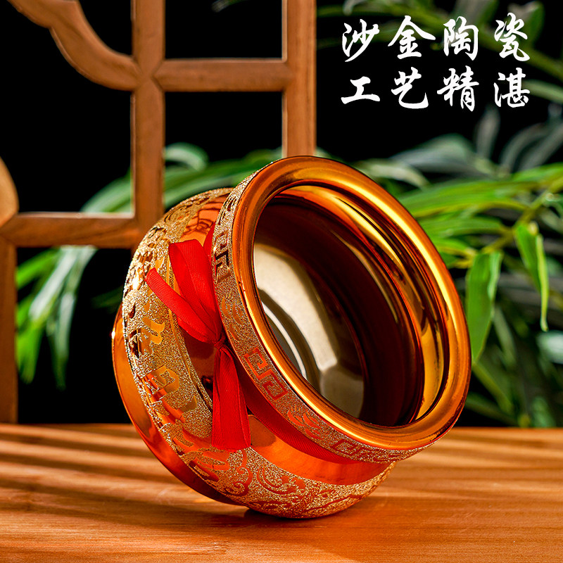 香炉家用室内供奉供佛小香炉插香碗上供 沙金陶瓷香炉烧香炉上香,淘宝优惠券,粉丝福利购,淘宝优惠卷