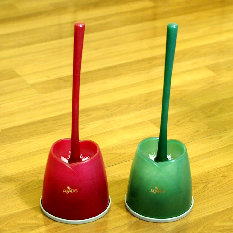 Korean drain toilet brush with seat