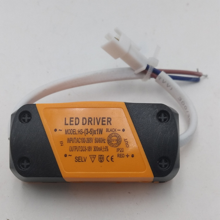 led driver 3w恒流驱动电源筒灯射灯吸顶灯轨道灯镇流器变压器12w - 图1