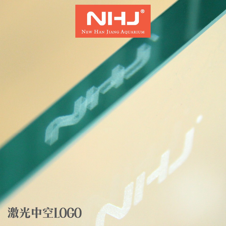 NHJ新汉江超白玻璃金晶五线水草缸造景小中大型缸定制客厅生态缸 - 图1