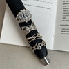 Retro high-end geometric bow twist gold ring women's light luxury personality fashion trend ring ring